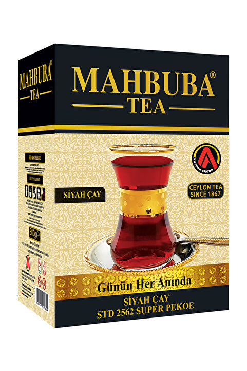 Mahbuba Std 2562 Super Pekoe Ithal Seylan Sri Lanka Ceylon Kaçak Siyah Yaprak Çayı 800gr