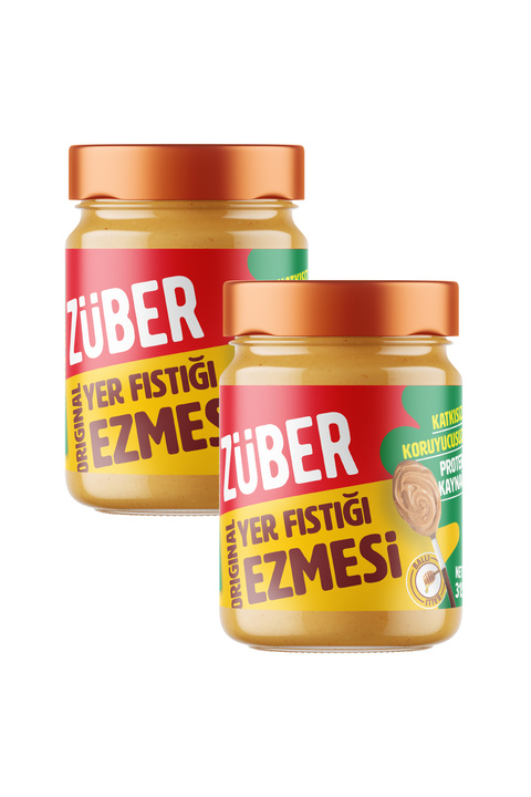 Züber Original Yer Fıstığı Ezmesi 315g x 2 Adet
