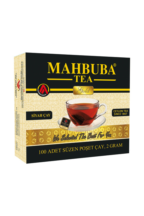 Mahbuba Std 100 Ithal Seylan Sri Lanka Ceylon Kaçak Sallama Süzen Bardak Poşet Siyah Yaprak Çayı 100x2gr