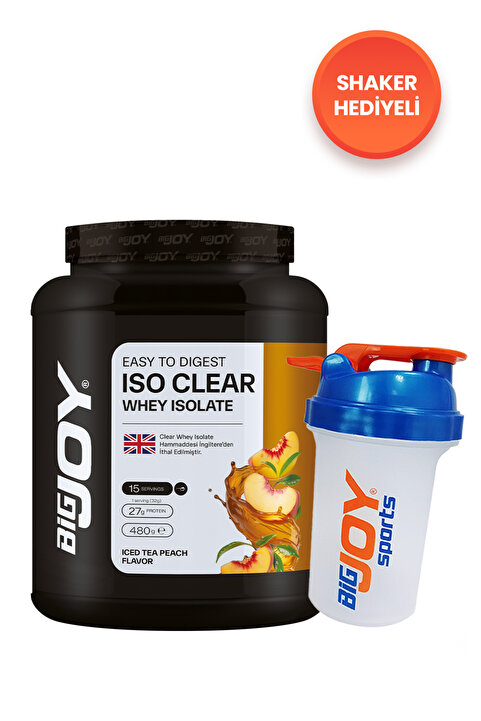 Bigjoy Iso Clear Whey Isolate Ice Tea Şeftali 480g