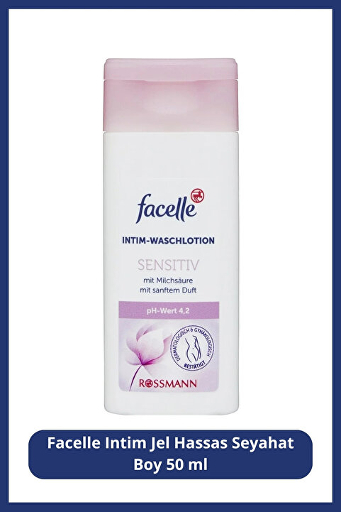 Facelle - Intim Jel Hassas - Seyahat Boy - 50 ml