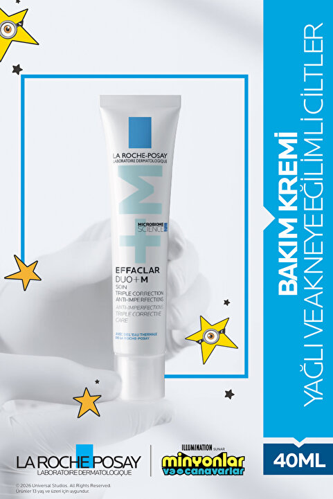 La Roche Posay Effaclar Duo (+) M Akneye Eğilim Gösteren Ciltler İçin Cilt Kusuru Görünümü Karşıtı Bakım Kremi 40ml