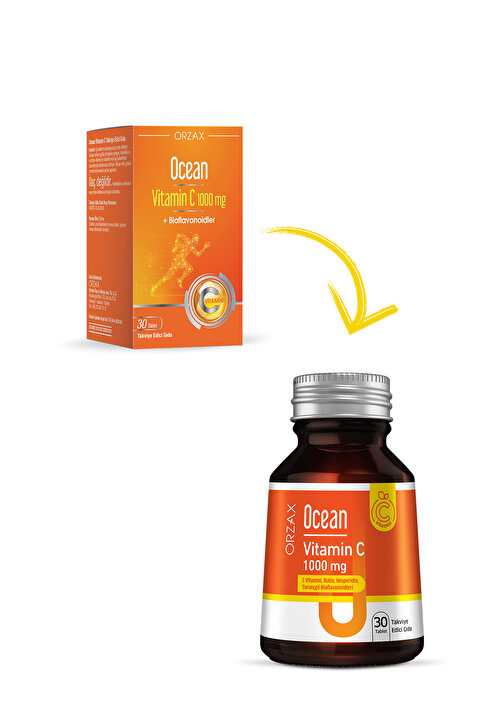 Ocean Orzax Vitamin C 1000 mg 30 Tablet