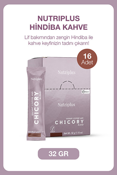 Farmasi Nutriplus Bağırsak Sağlığını Destekleyen Bitkisel Hindiba Kahve 2 gr - 16 Adet