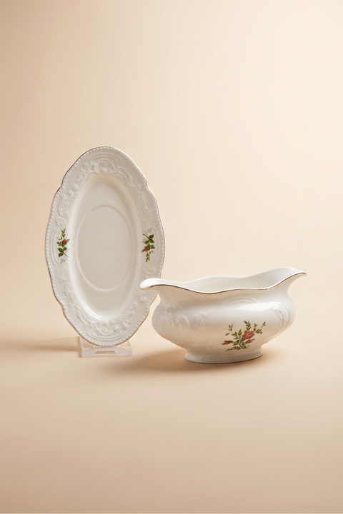 Karaca Vintage Rose 2 Parça Sosluk 11,5 cm Krem