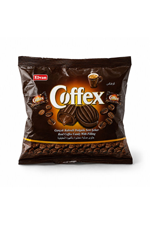 Elvan Coffex Kahveli Şeker 300 Gr. (1 Paket)