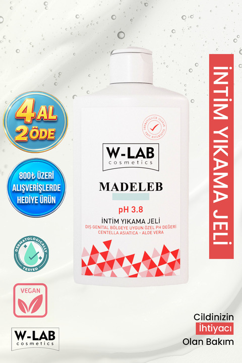 W-Lab Cosmetics Madeleb İntim Jel 250 ML