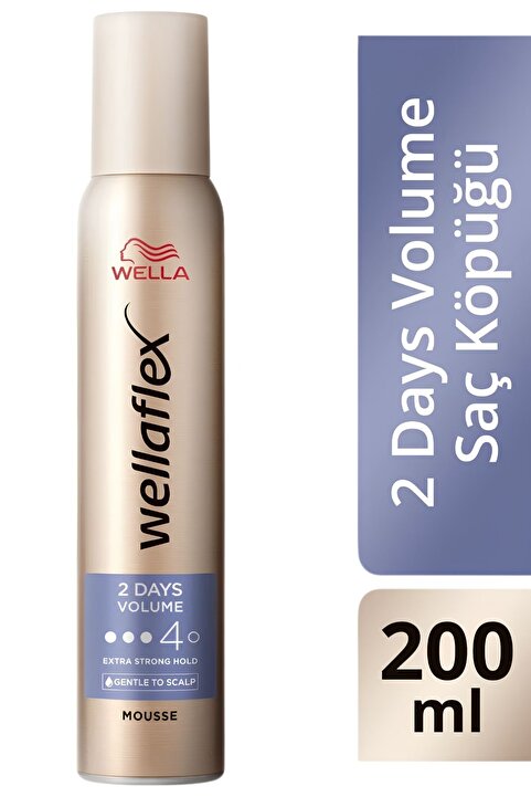 Wella Wellaflex 2 Days Volume 2 Gün Boyunca Hacim Veren Saç Köpüğü Extra Strong Hold 200 ML - 4/5 Hold