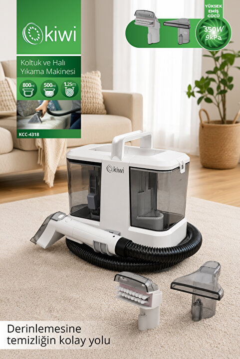 Kiwi Koltuk ve Halı Yıkama Makinesi Kcc-4318