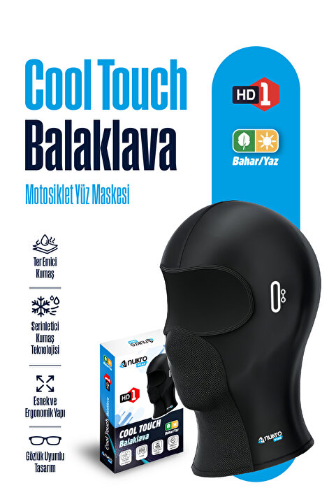 nukro wear NUKROWEAR COOL TOUCH YAZLIK BALAKLAVA