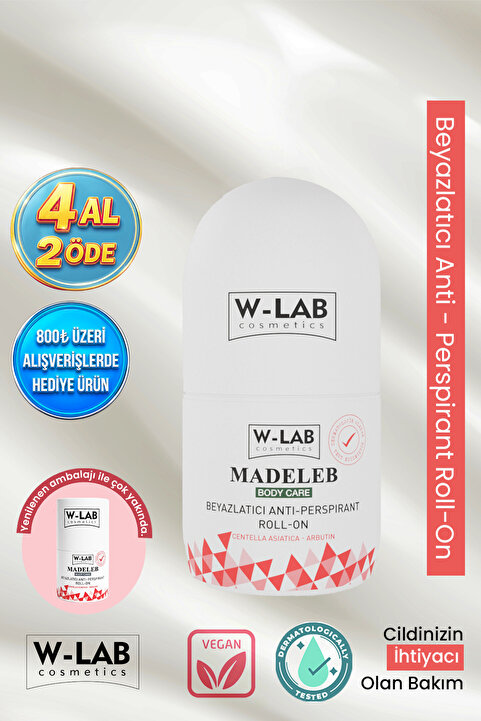 W-Lab Cosmetics Madeleb Roll On 50 ml