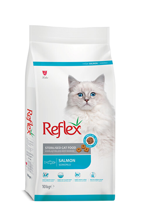 Reflex Kısırlaştırılmış / Sterilised Somonlu Kedi Maması 10 kg