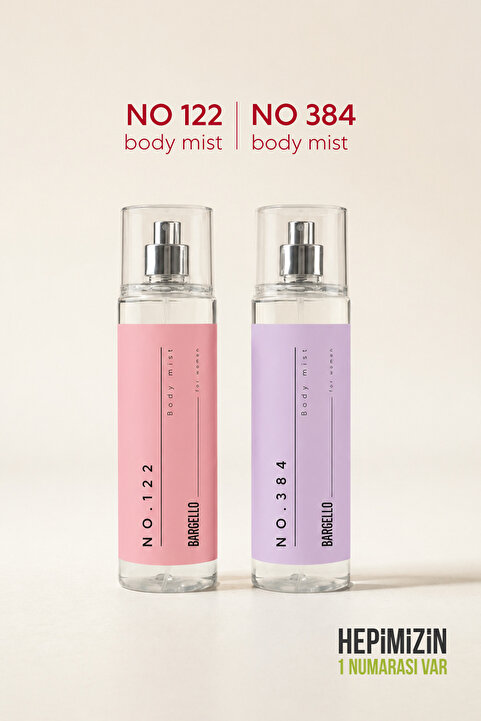 Bargello No.122 Kadın 210 ml Body Mist + No.384 Kadın 210 ml Body Mist