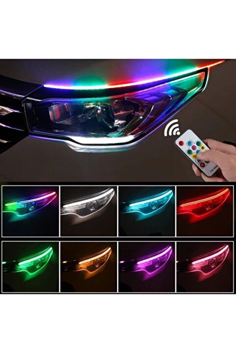 Genel Markalar Far Içi & Far Üstü Kumandalı Rgb Kayar Led - Sinyal Özellikli