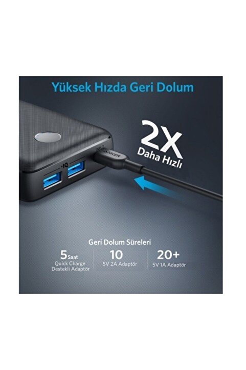 Anker Powercore Select 20000 A1363 20000 mAh Taşınabilir Hızlı Şarj Cihazı Yorumları