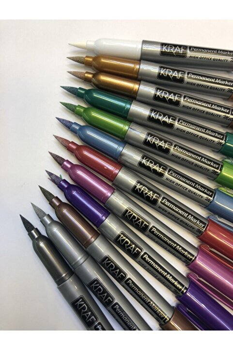 KRAF PERMANENT MARKÖR METALİK 12 Lİ 616G