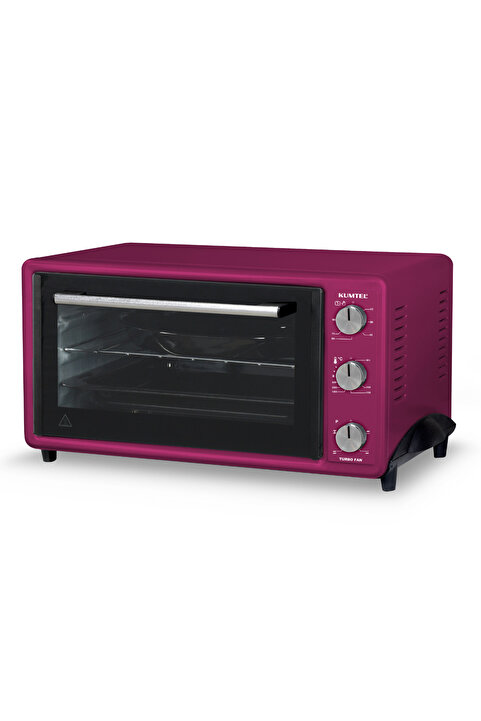 KUMTEL LX-3525 Turbo 40 Litre Mini Fırın - Fuşya