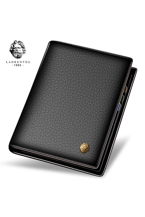 Laorentou Elegance Hakiki Deri Italyan Malı Erkek Cüzdan - Erkek Kartlık