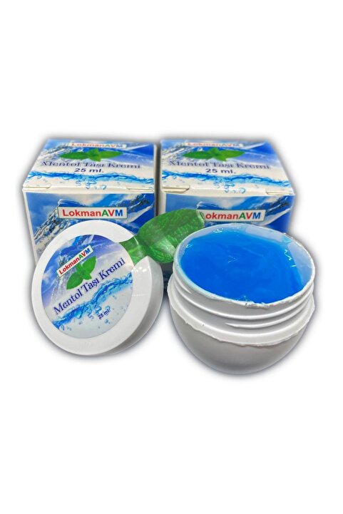 LokmanAVM Mentol Taşı Masaj Jeli Kremi 25 ml X 2 Adet (MİGREN TAŞI MENTHOL)