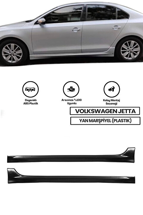 Genel Markalar Jetta Yan Marşpiyel (ÇİFT) (PLASTİK)