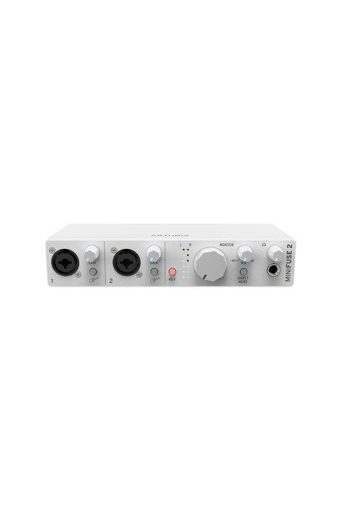 ARTURIA Minifuse 2 | 2-giriş / 2-çıkış, 24-bit 192 Khz, Mıdı, Usb-c Taşınabilir Ses Kartı, Beyaz