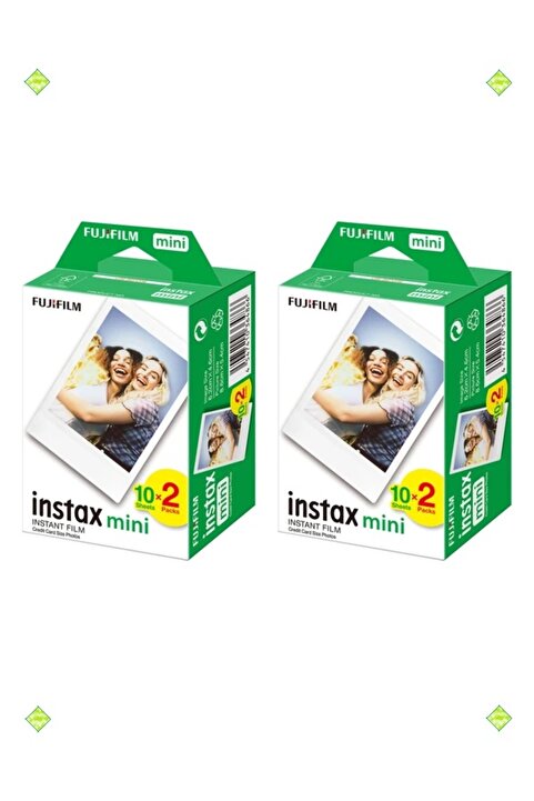 Fujifilm Instax Mini 7-8-9-10-11-12 Uyumlu 20'li Film 2'li Set 40 Poz