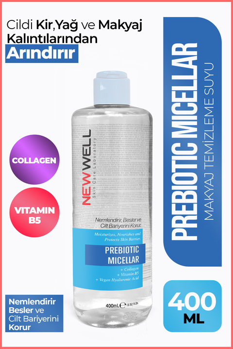 New Well Prebiotic Micellar-makyaj Temizleme Suyu 400ml