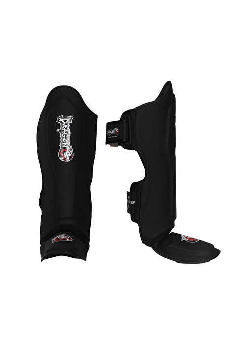 Dragondo 40721-P Muaythai Kaval Ayak Koruyucu 0825 Siyah Kick Boks Kaval Koruyucu