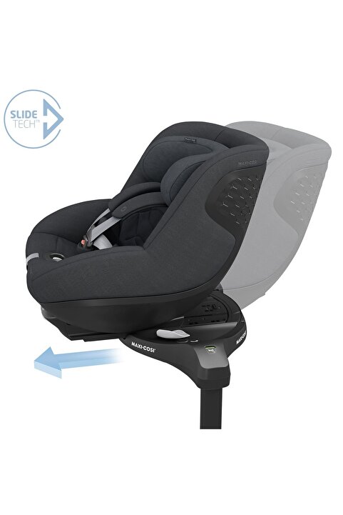 Maxi-Cosi Maxi-Cosi Pearl SlideTech 360 Dönebilen Yatabilen Kızaklı İsofix Bazalı Oto Koltuğu 0-18 Kg Graphite