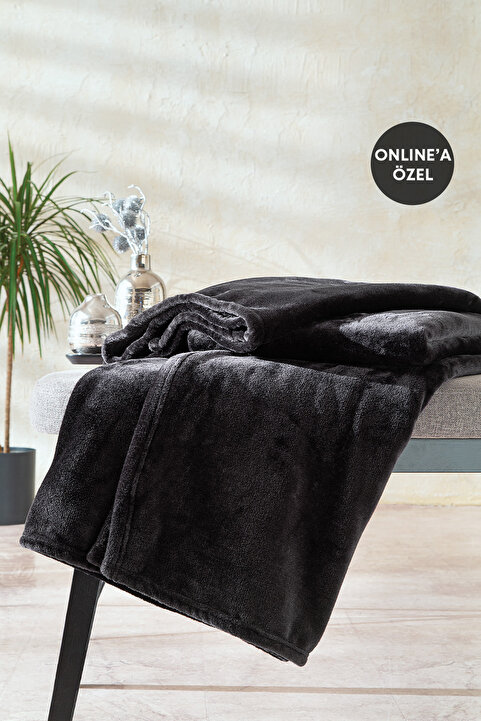 Yataş Olenna Wellsoft Tv Battaniyesi 140x190 - Antrasit