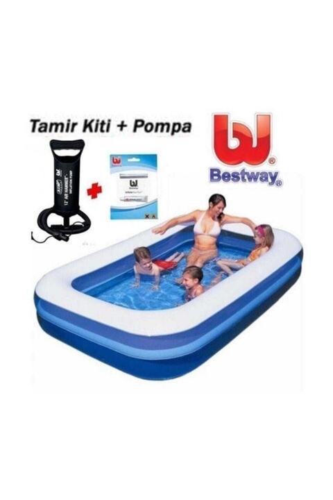 Bestway 262 Cm Dikdörtgen Havuz - Büyük Boy Aile Havuz