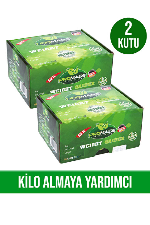 Promass Weight Gainer Promass Gıda Takviyesi Weight Gainer 2 Adet ( 48 Günlük )