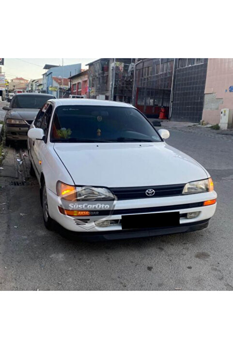 ŞüsCarOto Aksesuar Toyota Corolla AE101 Efsane Kasa 1991-1998 Uyumlu Astra H lip Esnek Ön Lip 2 Prç Tampon Karlık Ön Ek