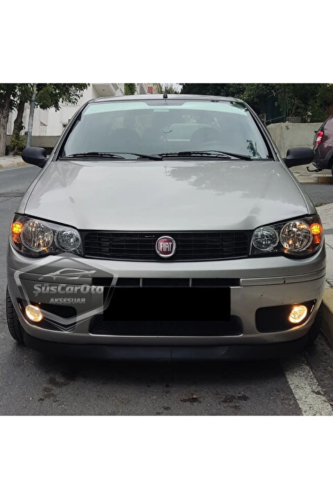 ŞüsCarOto Aksesuar Fiat Palio 1997-2012 Uyumlu Üniversal Astra H lip Esnek Ön Lip 2 Parça Tampon Altı Dil Karlık Ön Ek