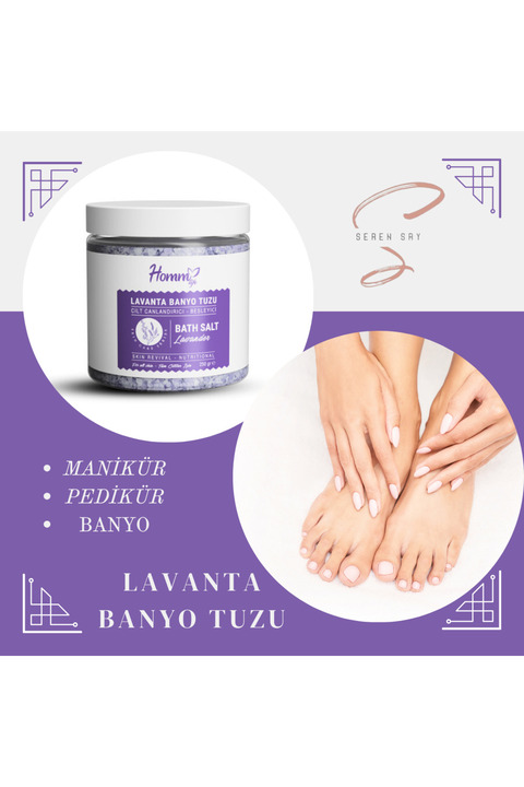 Homm Bitkisel Lavanta Banyo Tuzu 250 gr
