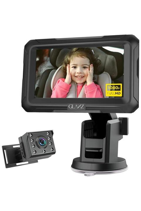 Glanz Araç İçi Çocuk Bebek Kamerası Full HD 1080P Gece Görüşü Özellikli Kamera Çocuk Bebek Aynası