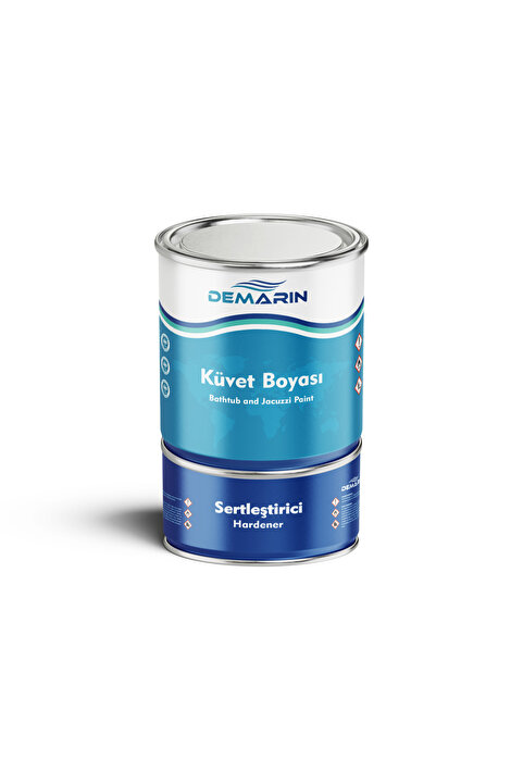 Demarin Solventsiz Self Leveling Küvet Ve Jakuzi Boyası 1 Kg Beyaz