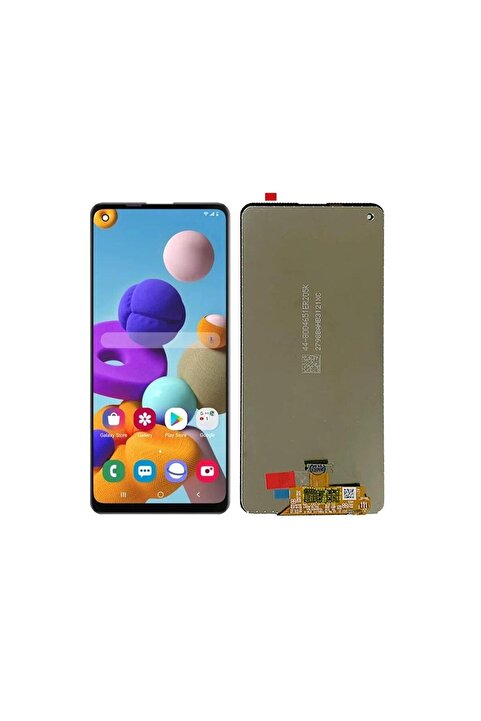 Samsung Galaxy A21s A217 Uyumlu Lcd Ekran Dokunmatik Siyah Hk Servis Çıtasız