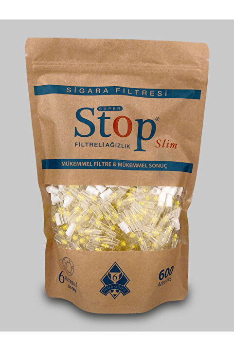 Süper Stop FİLTRELİ AĞIZLIK SLIM 600'LÜ
