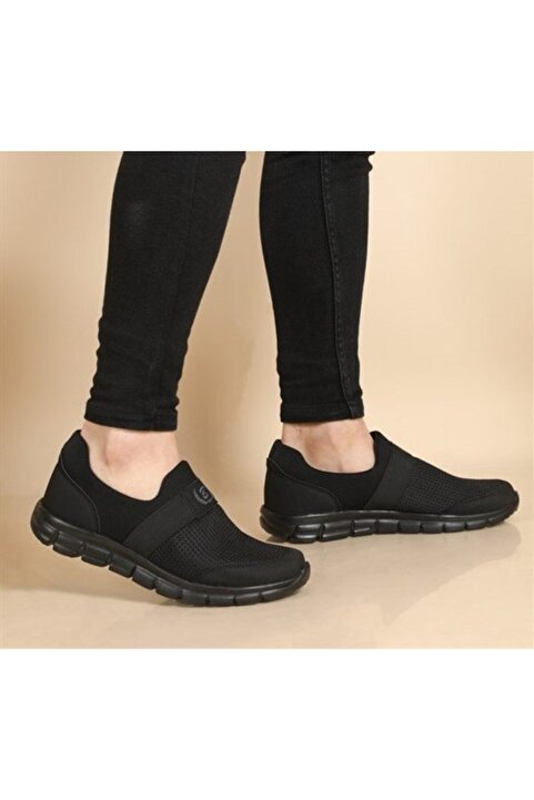 BlackSea Black Sea 527 Anorak File Nefes Alır Hafif Ve Rahat Slip-on Bağcıksız Spor Ayakkabı