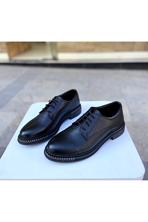 Gloriys Ayakkabı & Çanta Siyah Kadın Oxford Ayakkabı 23b546