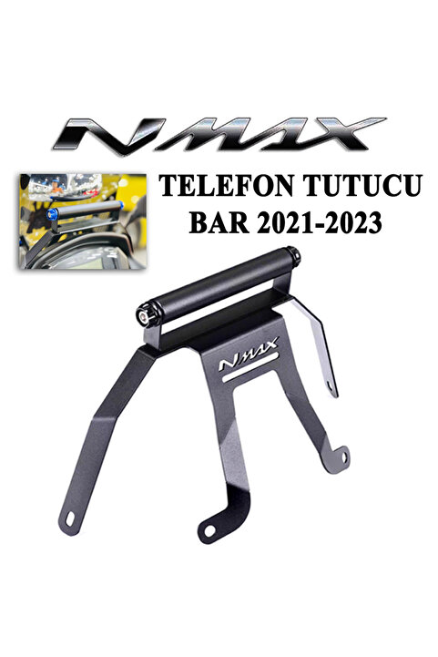 YSGMOTOPARTS Yamaha Nmax 125/155 2021-2024 Telefon Tutucu Tutacak Bar Full Siyah Renk