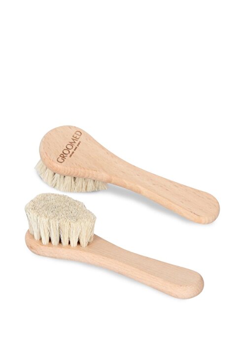 Groomed Doğal At Kılı Yüz Bakım Fırçası