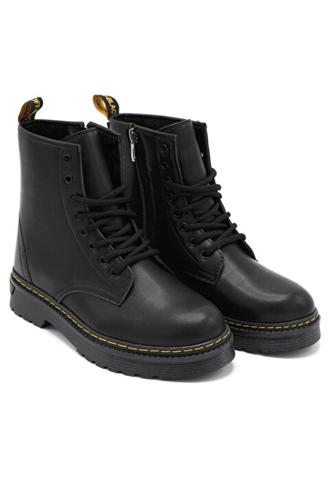 Wanetti Unisex Siyah Kışlık Bot
