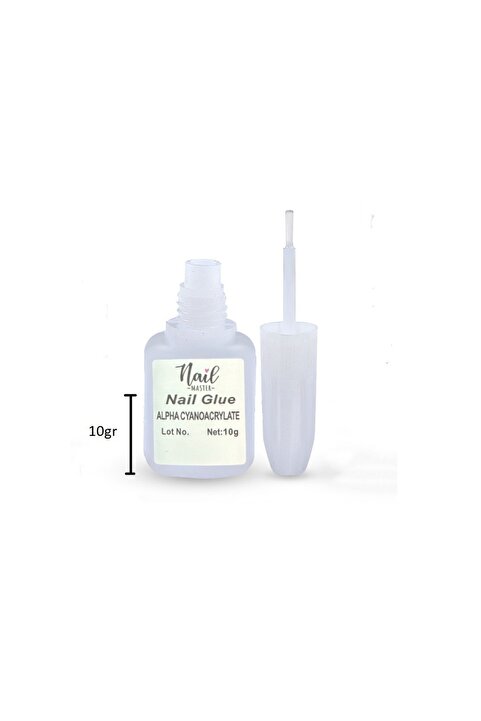 Nail Master Protez Tırnak Tips Yapıştırıcısı Fırçalı 10gr