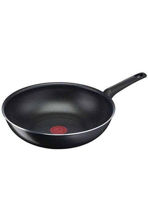 TEFAL Titanyum 1X SimpleCook 28 Cm Difüzyon Tabanlı Wok Tava - 2100118533