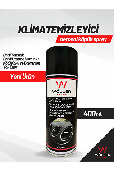 Wöller Klima Temizleme Spreyi 400 Ml.