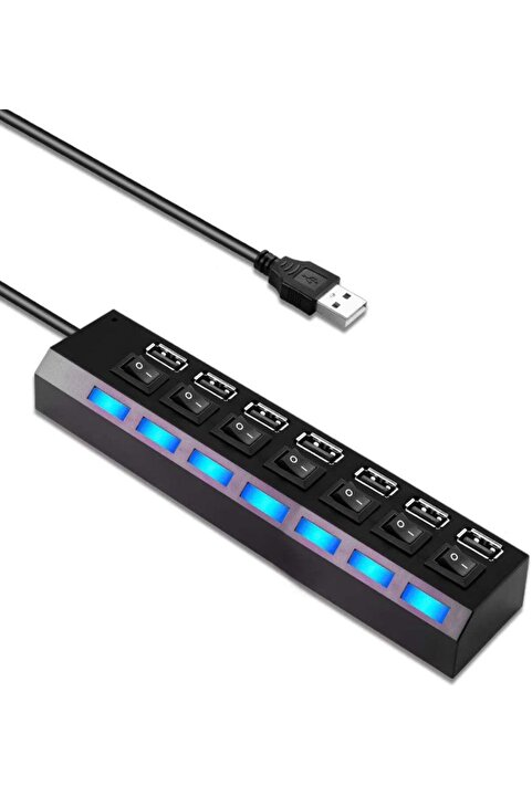 Alfais 4874 7 Port Usb Hub Switch Çoklayıcı Çoğaltıcı