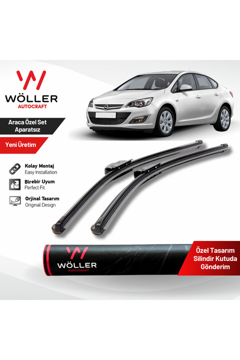 Wöller Opel Astra J Silecek 2009 2020 Arası Uyumlu Silecek Takımı Araca Özel