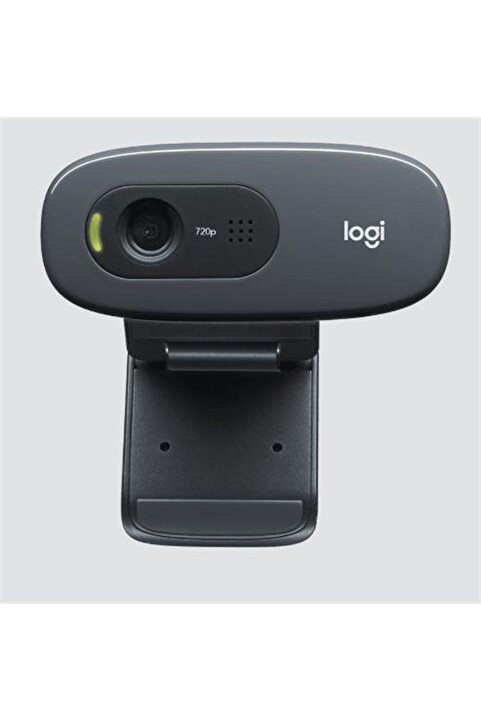 logitech C270 HD 720p Mikrofonlu Web Kamerası - Siyah
